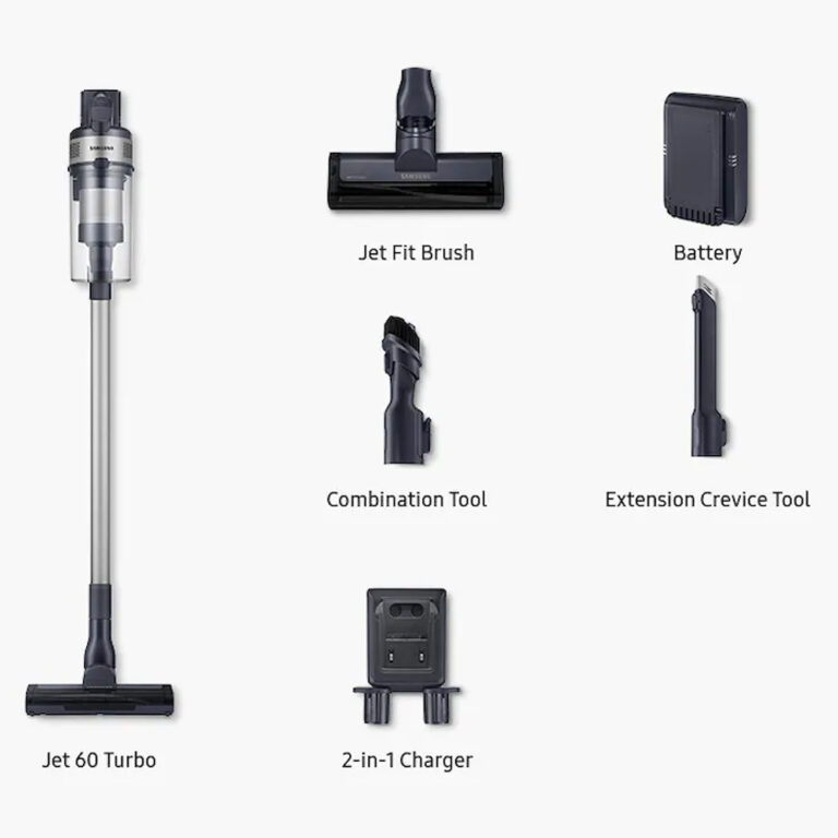 Şarj Edilebilir Sopa Süpürge SAMSUNG Jet 60 Turbo VS15A6031R1/GE mavi/gri