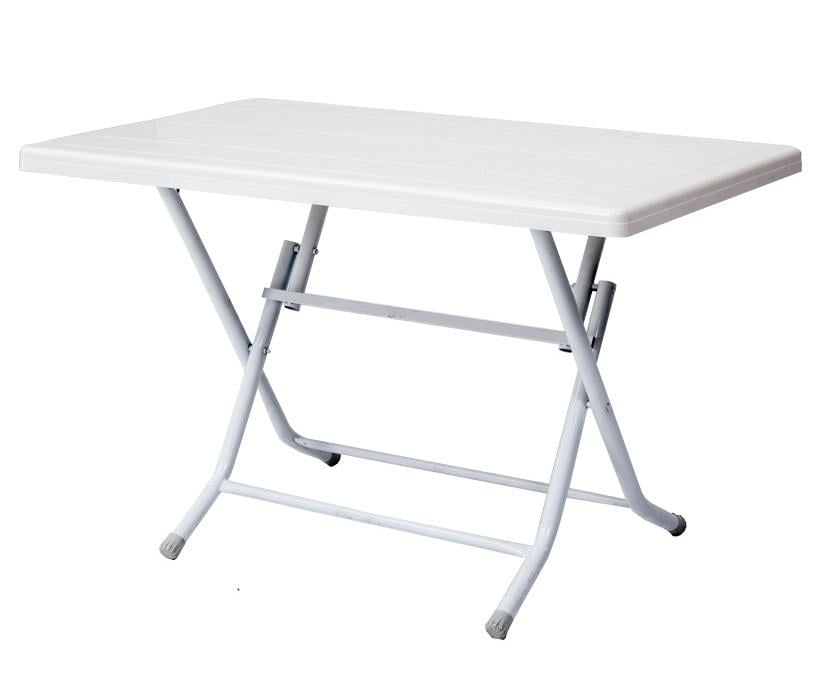 Neptün Starlux Katlanır Ayak Masa Kırık Beyaz 68×118