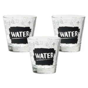 Water Glass CERVE Nadia (Set of 3pcs) M72350 clear