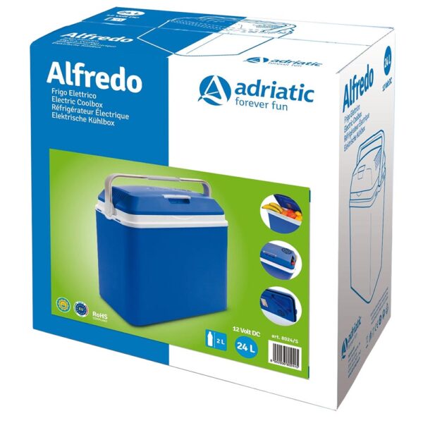 Taşınabilir Elektrikli Buzdolabı Adriatic 8024 Mavi
