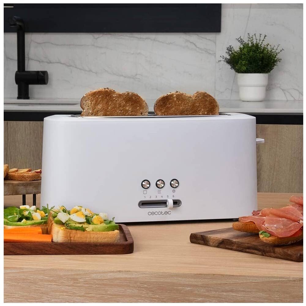 Tost Makinesi Cecotec Toast &Amp; Taste 10000 Extra 03189 Beyaz