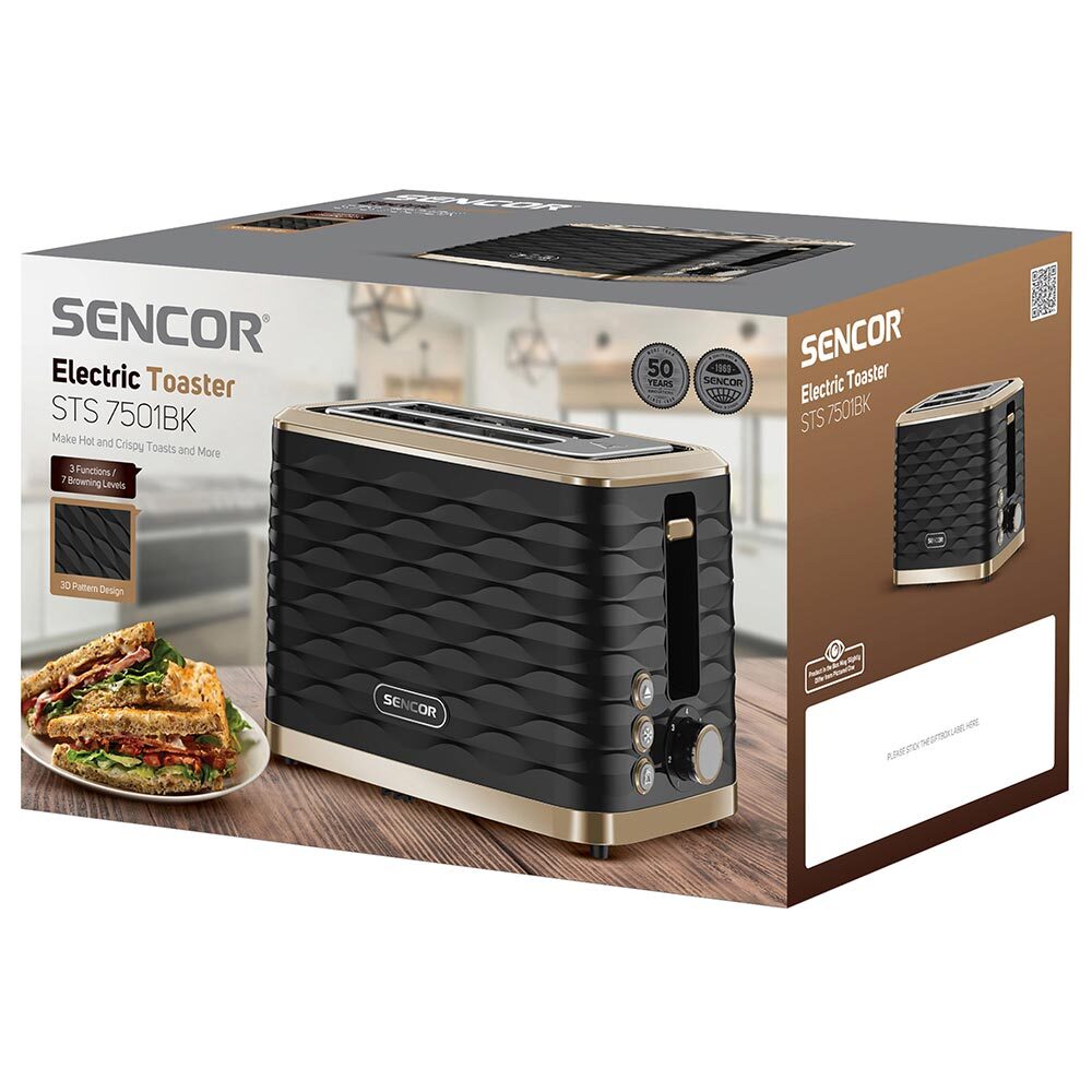 Tost Makinesi Sencor Sts 7501Bk Siyah