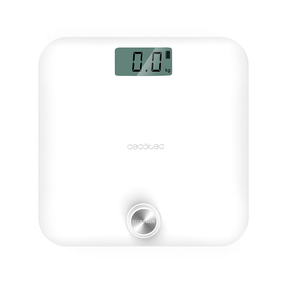 Vücut Yağ Ölçeği Cecotec Yüzey Hassasiyeti Ecopower 10000 Sağlıklı 04250 Beyaz