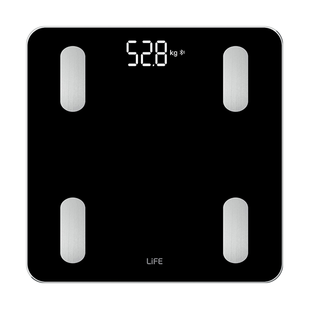 Vücut Yağı Ölçeği LIFE Egzersiz Akıllı WiFi 221-0415 siyah