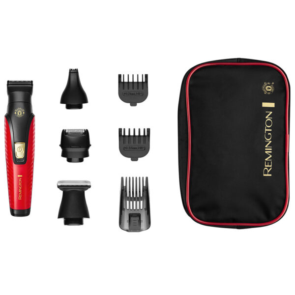 Saç Kesme Makinesi Remington G4 Grafite Serisi Multigrooming Seti Manchester United Sürümü Pg4005 Kırmızı