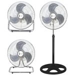 Zemin/Duvar Fanı 18" LGP LAM113553 siyah/gümüş