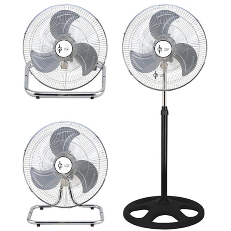 Zemin/Duvar Fanı 18" LGP LAM113553 siyah/gümüş