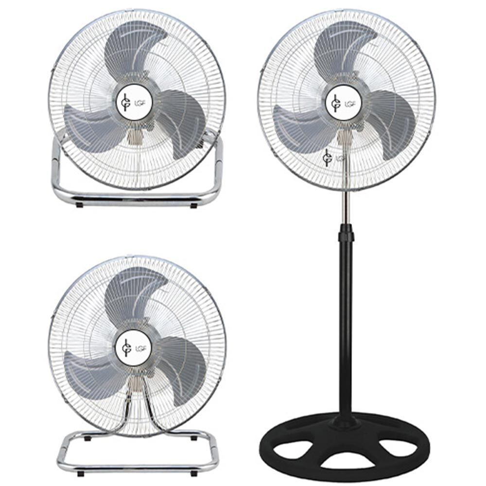 Zemin/Duvar Fanı 18&Quot; Lgp Lam113553 Siyah/Gümüş