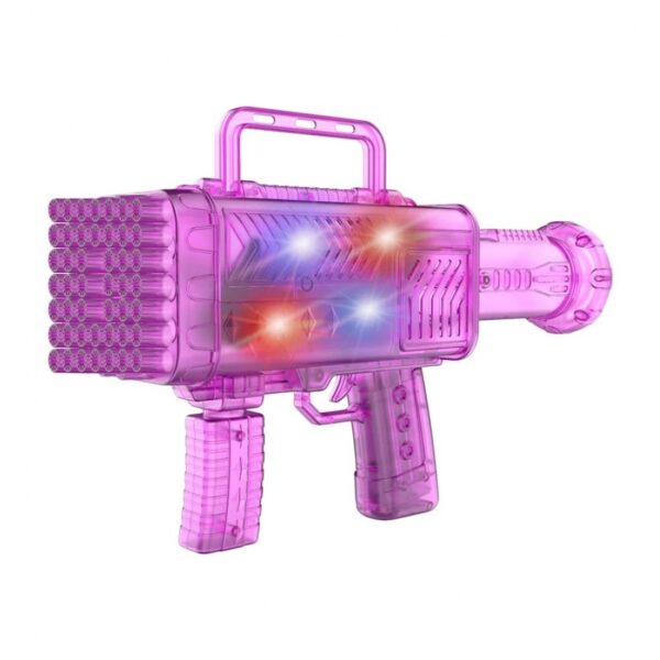 46 Holes Pilli Renkli Işıklı&Amp;Sesli Bubble Gun - Görsel 2