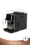 Okka Espresso Pro Tam Otomatik Espresso Makinesi - Si̇yah - Görsel 4
