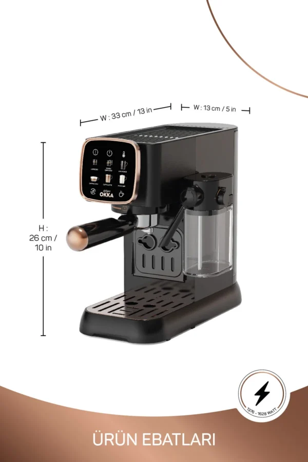 Ok0032 Arzum Okka Espresso Solo M Yari Otomatik Bakir Okka Espresso Makinesi Arzum Ok0032 5554 33 B Kktc - Online Alışveriş Bi Sipariş