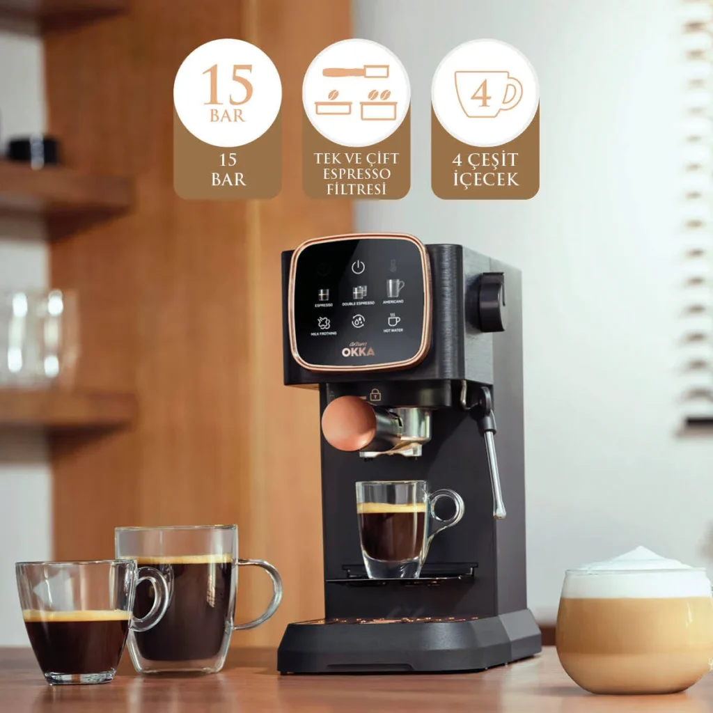 Ok0034 Arzum Okka Espresso Solo Yari Otomatik Bakir Okka Espresso Makinesi Arzum Ok0034 5564 33 B Large Kktc - Online Alışveriş Bi Sipariş