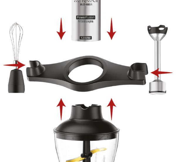 Bld6851 Newal Blender Seti 1200W 6 Kktc - Online Alışveriş Bi Sipariş
