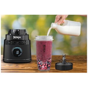 Blender NINJA Detect Power Blender Pro & Tek Kişilik Servis 2'si 1 Arada TB301EU siyah