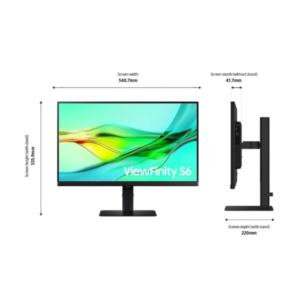 Samsung Ls24D600Uauxen Pc Monitörü, 24&Quot; - Görsel 4