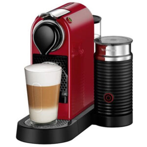 Kapsüllü Kahve Makinesi NESPRESSO C123 Citiz & Milk kırmızı