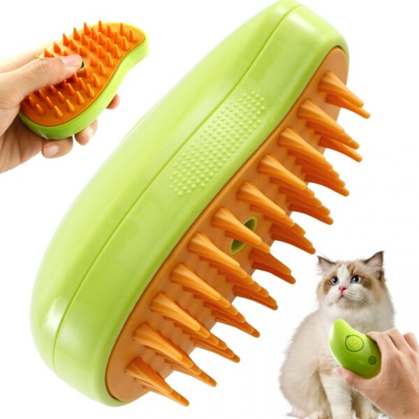 Steam Brush Buharli Şarjli Kedi̇ Köpek Firçasi - Görsel 2