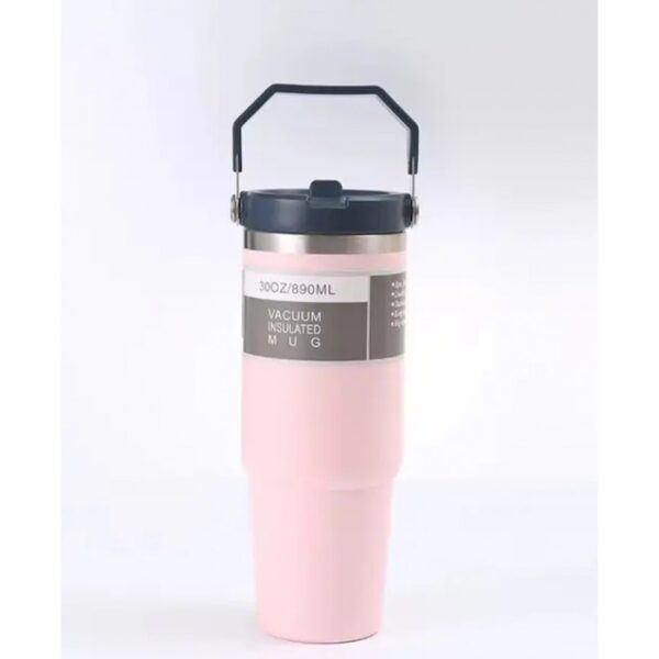 Çevir-Aç Pipet Paslanmaz Çelik 0.89 Litre Termos - Görsel 3