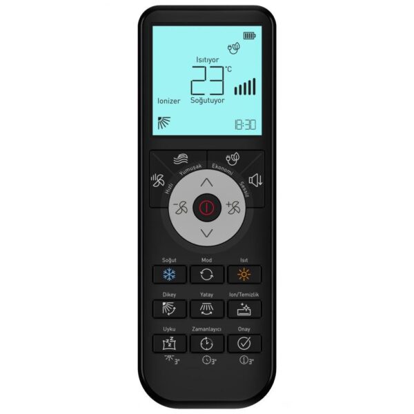 Lacc 1260 Leisure 12000 Btu Wi-Fi Hijyen Plus Prosmart Inverter Siyah Mirror Split Klima - Görsel 2
