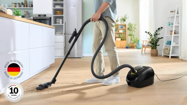 Bosch Seri 4 Torbalı Elektrikli Süpürge Siyah - Görsel 8