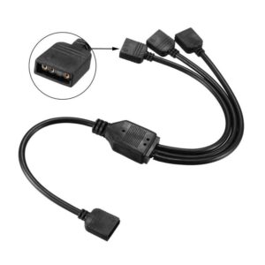 5V 3Pin Argb Led Spliter Kablosu (1 Di̇şi̇ - 3 Di̇şi̇) KKTC