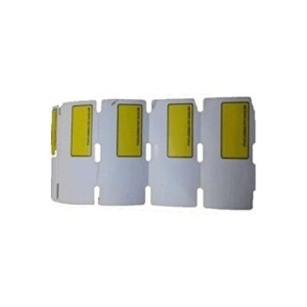 80Mm X 38Mm Karton Sari Pencereli̇ Kdv Li̇ Raf Eti̇keti̇ 500 Lü Sarim Kktc