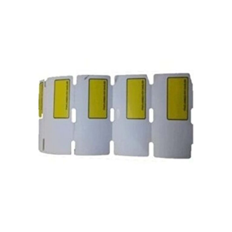 80Mm X 38Mm Karton Sari Pencereli̇ Kdv Li̇ Raf Eti̇keti̇ 500 Lü Sarim KKTC