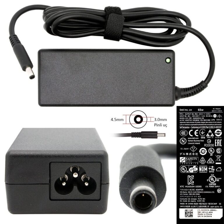 Adaptor Dca-Dl010 19.5V 3.34A 65W 4.5Mm-3.0Mm KKTC