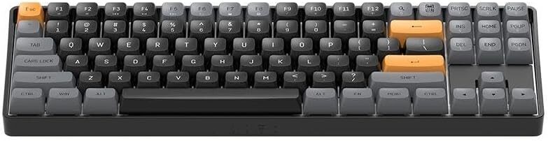 Aigo A87 Siyah Mekanik Yellow Switch Kablolu/Kablosuz Us Layout Kktc