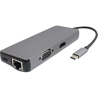 Aksesuar Daytona Fix Fc09 Type-C To Hdmi 8In 1 KKTC