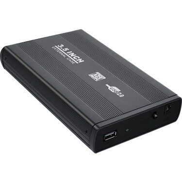 Aksesuar External Hdd Kutusu 3.5&Quot; Usb 2.0 Sata Siyah Kktc