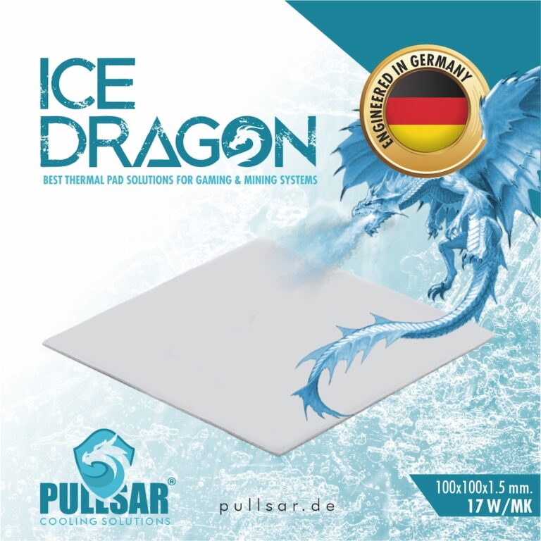 Aksesuar Ice Dragon Thermal Pad 17W/Mk 1.5Mm Kalinlik 100X100Mm KKTC