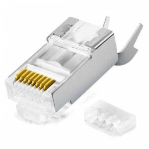 Aksesuar Q-Port Q-J710M Cat7 Konnektor Ve Ayraç 10 Adet KKTC