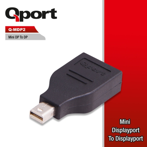 Aksesuar Qport Q-Mdp2 Mini Dp To Dp Cevirici KKTC