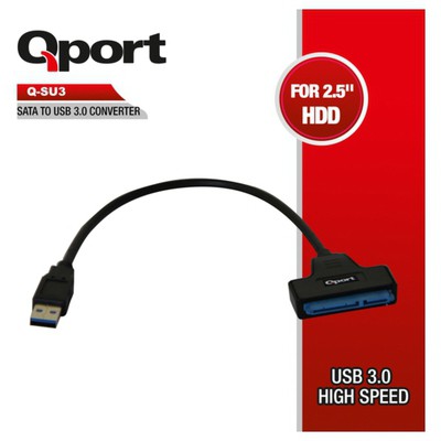 Aksesuar Qport Q-Su3 Sata To Usb 3.0 Çevi̇ri̇ci̇ KKTC