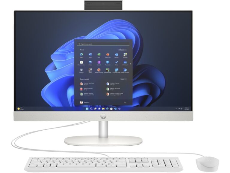 All In One Hp 245 G10 9H6V1Et Ryzen 7-7730U 16Gb 512Gb Ssd 23.8''Beyaz KKTC