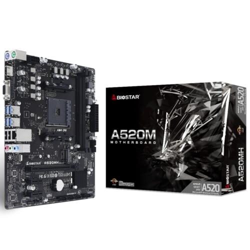 Anakart Biostar A520Mh 4000Mhz Oc Ddr4 Am4 KKTC