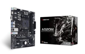 Anakart Biostar A520Mhp 4400Mhz Ddr4 Am4 KKTC