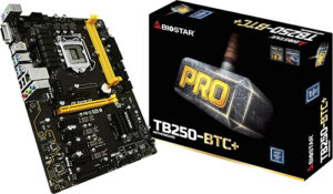 Anakart Biostar Tb250-Btc+Ddr4 1151P Mining KKTC