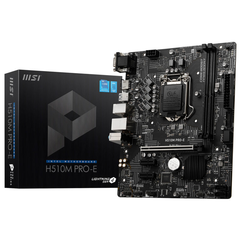 Anakart Msi H510M Pro-E 3200Mhz Ddr4 1200P KKTC