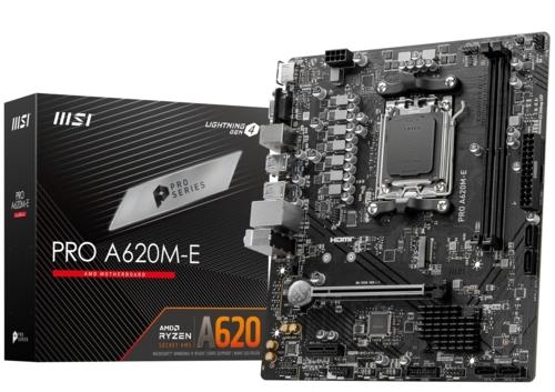 Anakart Msi Pro A620M-E Am5 Ddr5 6800(Oc) Hdmi