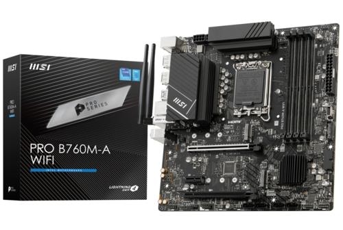Anakart Msi Pro B760M-A Wifi Ddr4 S+V+Gl 1700P KKTC