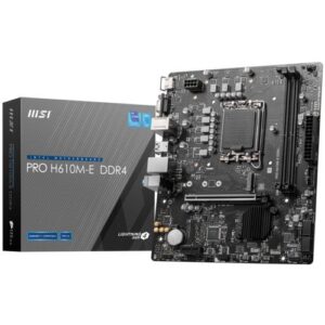 Anakart Msi Pro H610M-E Ddr4 1700P KKTC