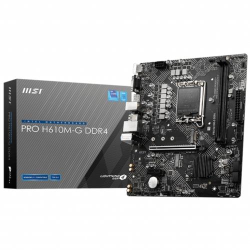 Anakart Msi Pro H610M-G Ddr4 1700P KKTC