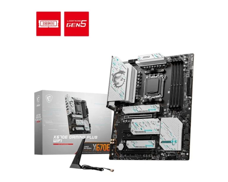 Anakart Msi X670E Gaming Plus Wifi Ddr5 7800+(Oc) Am5 KKTC
