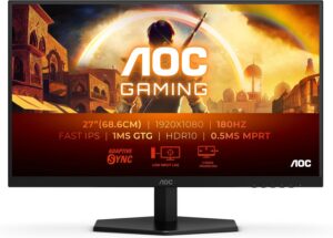 Aoc 27" 27G42E 1Ms 180Hz Hdmi