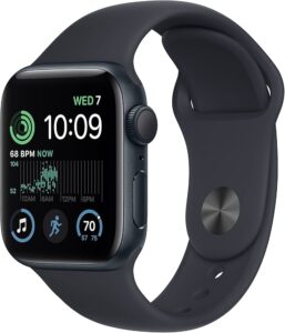 Apple Watch Se(2Nd Gen) 40Mm Mxe73Qf/A Midnight Almid Sb S/M Gps A2722 Kktc
