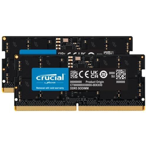 Bellek Crucial 32Gb (2X16Gb) Ddr5-5600Mhz Ct2K16G56C46S5 Kktc