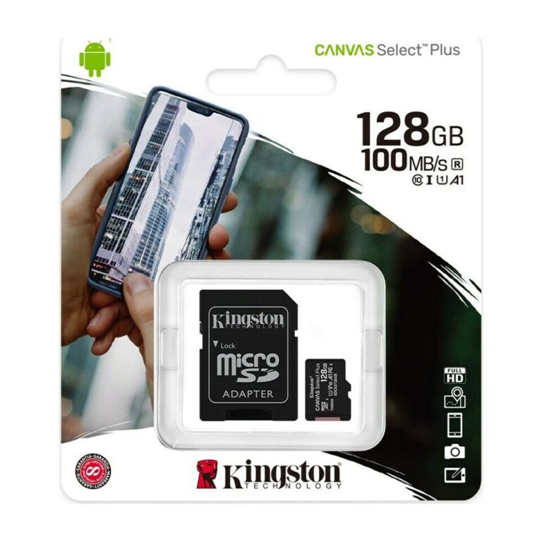 Bellek Kingston 128Gb Micro Sd Cl10 Sdcs2/128Gb 100Mb/S Uhs-I