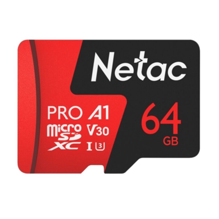 Bellek Netac 64Gb Micro Sdxc V30/A1/C10 Nt02P500Pro-064G-R KKTC